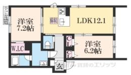 ブルージュ京都二条間取り図面