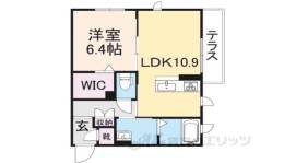 シャーメゾン八反田南間取り図面