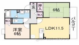クレールN間取り図面