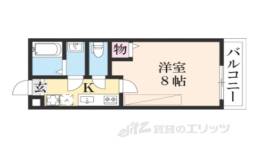 フラッティ天神川三条間取り図面