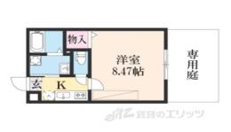 フラッティ天神川三条間取り図面
