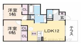 ラルーチェ２間取り図面