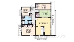 コンフォールかぶと台9号棟間取り図面