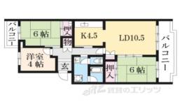 高の原駅西団地8号棟間取り図面