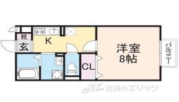 サンローズ　Ａ棟間取り図面