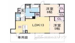 グランデュオ１番館間取り図面