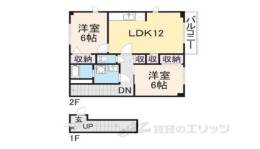 エスポワールエスト田中Ａ間取り図面
