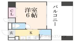 エイペックス京都新京極１間取り図面