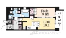 リーガル京都堀川中立売間取り図面