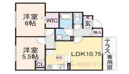 ＷＩＴ大安寺１間取り図面