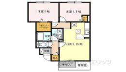ＷＩＴ大安寺１間取り図面