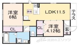 サニーコート西九条間取り図面