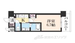 アクアプレイス京都西院２間取り図面