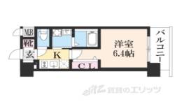 アクアプレイス京都西院２間取り図面