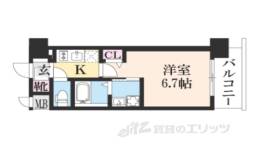 アクアプレイス京都西院２間取り図面