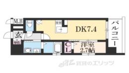 アクアプレイス京都西院２間取り図面