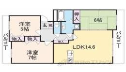 ヒルクレストあやめ池間取り図面
