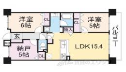 パデシオン京都小倉グランドヒルズ間取り図面