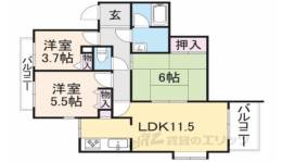 パーク・ノヴァあやめ池間取り図面