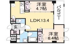 ラ・プリュス間取り図面