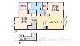 グランデュオ２番館間取り図面