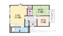 ハーモニーハイツ間取り図面