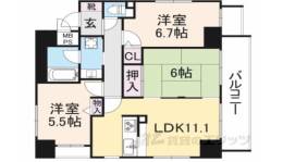 ライオンズマンション東洞院五条間取り図面
