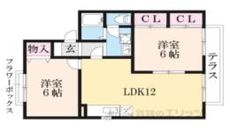 グリーンタウン杉原　Ｄ棟間取り図面