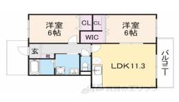 セピアコート平城山間取り図面