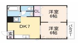 ミンミンハイツ２間取り図面