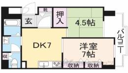 ライフコート富雄間取り図面