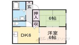 メゾンシャローム２間取り図面