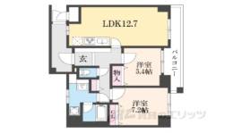 ライフコート西大寺間取り図面