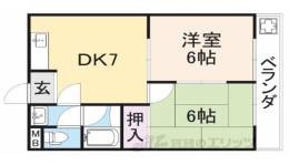 河辺ハイライフコーポ間取り図面
