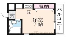 シティパレス２１学園前間取り図面