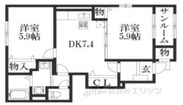 グレイスフルB間取り図面