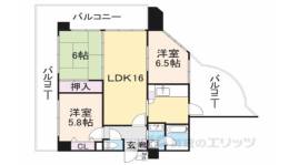 ラ・シェリ間取り図面