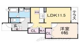 ソレイユ　イズミ１間取り図面