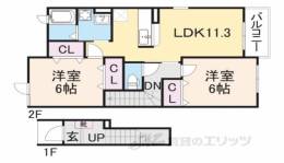 ナチュレＡＧＡＫＥ２間取り図面