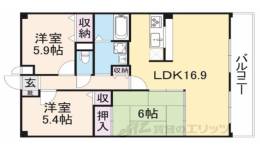 シティーコート富雄間取り図面