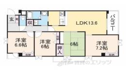シティーコート富雄間取り図面
