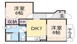 サンシャインA間取り図面