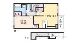 母屋間取り図面