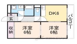 サンプラザ南京終間取り図面