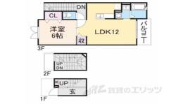 アベニューウエストナイン２間取り図面