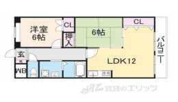 プラムキャッスルＳ-１間取り図面