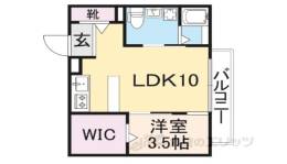 Ｊ．Ｑｕａｌｉｏｒ学園前間取り図面