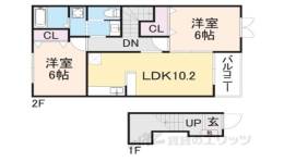 ノース　リバー間取り図面
