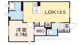 サン　フィールド・彦根Ｂ棟間取り図面
