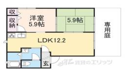 メゾングランドゥール２間取り図面